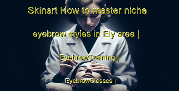 Skinart How to master niche eyebrow styles in Ely area | EyebrowTraining | EyebrowClasses | SkinartTraining-United States